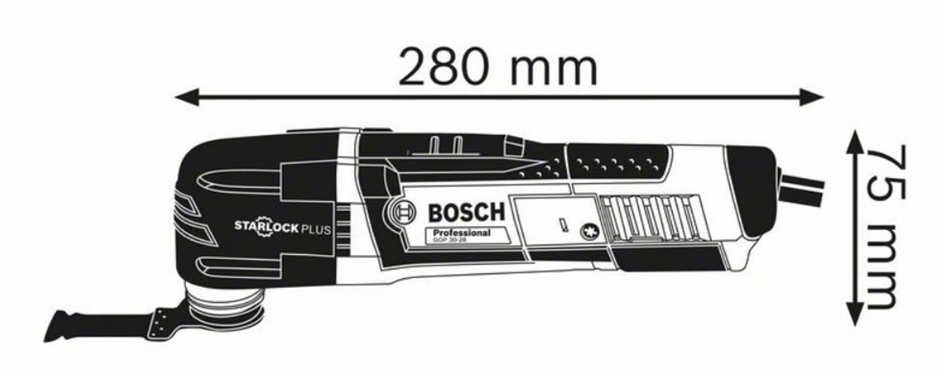 

NARZĘDZIE WIELOFUNKCYJNE GOP 30-28 300W KARTON