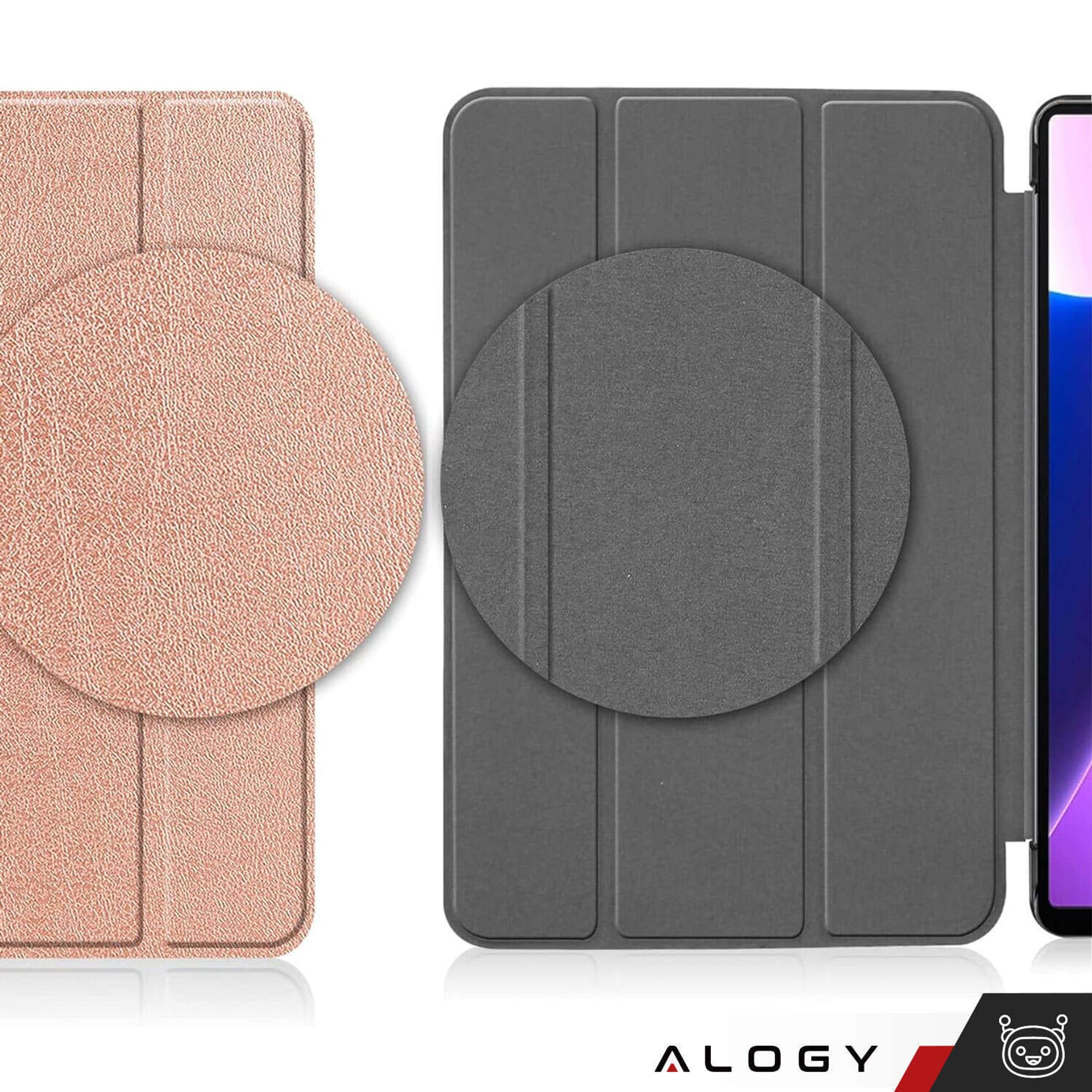 

ETUI na tablet Lenovo Tab M10 FHD Plus 10.6 3 GEN 3RD 3gen 2023 TB-125FU / TB-128FU case book cover Różowe złoto