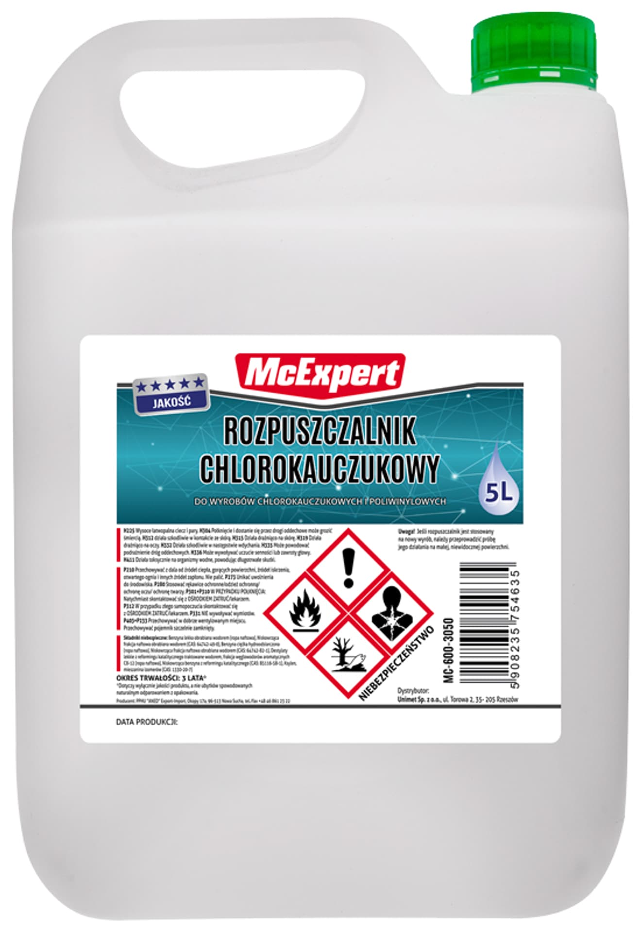 

ROZPUSZCZALNIK CHLOROKAUCZUKOWY 5L