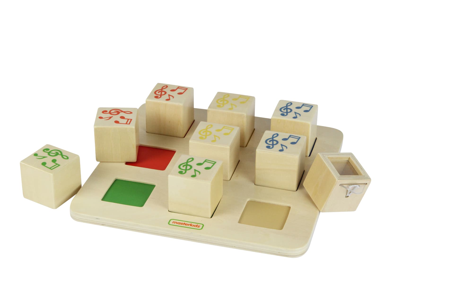 

Drewniany Sorter Sensoryczny Łączenie Dźwięków Masterkidz Montessori