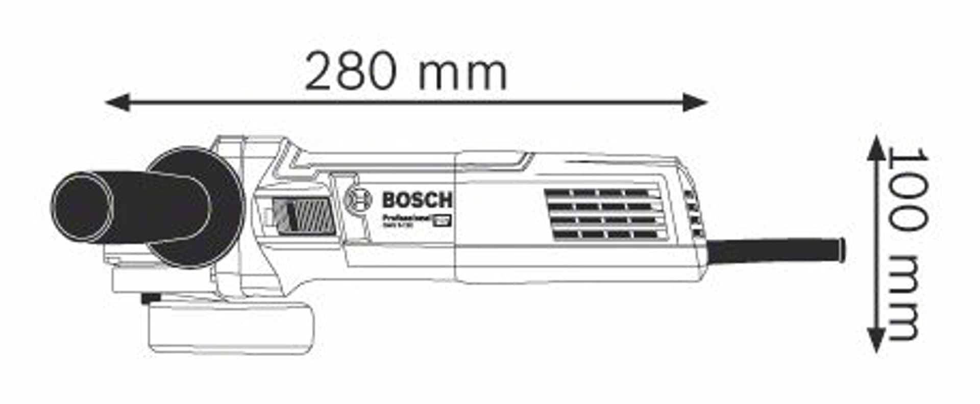 

SZLIFIERKA KĄTOWA 125MM GWS 9-125 900W