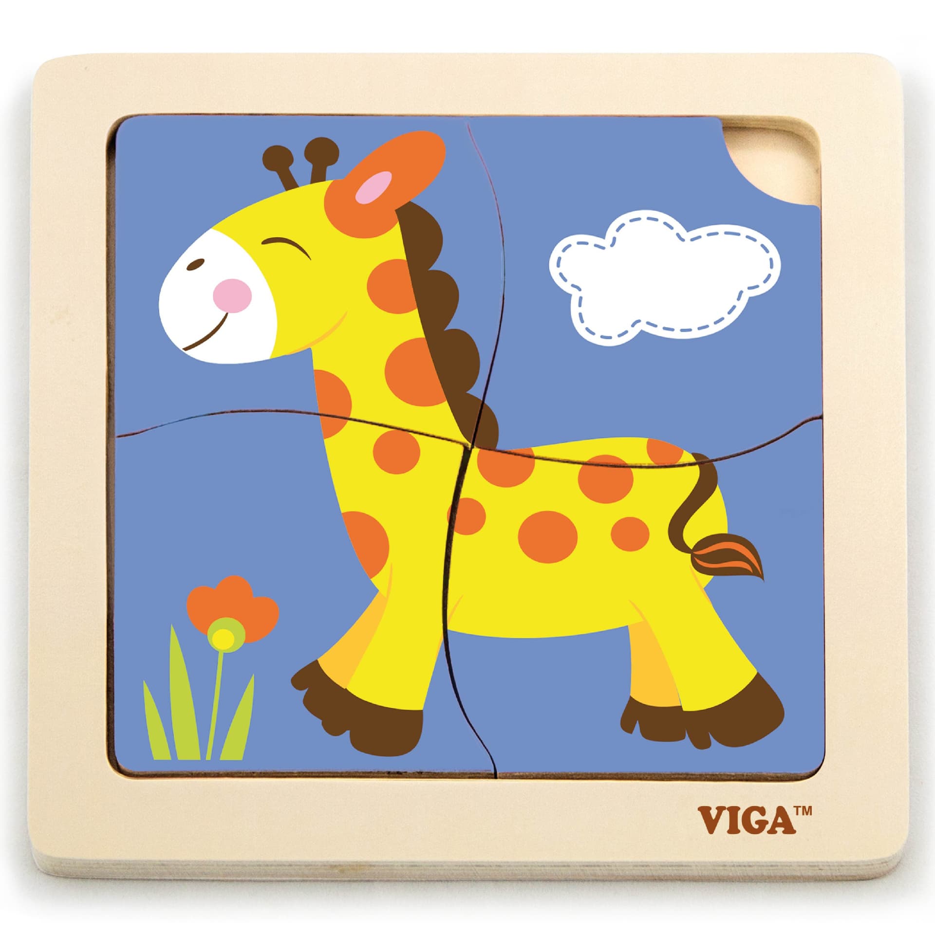 

Viga 51319 Puzzle na podkładce - Żyrafa