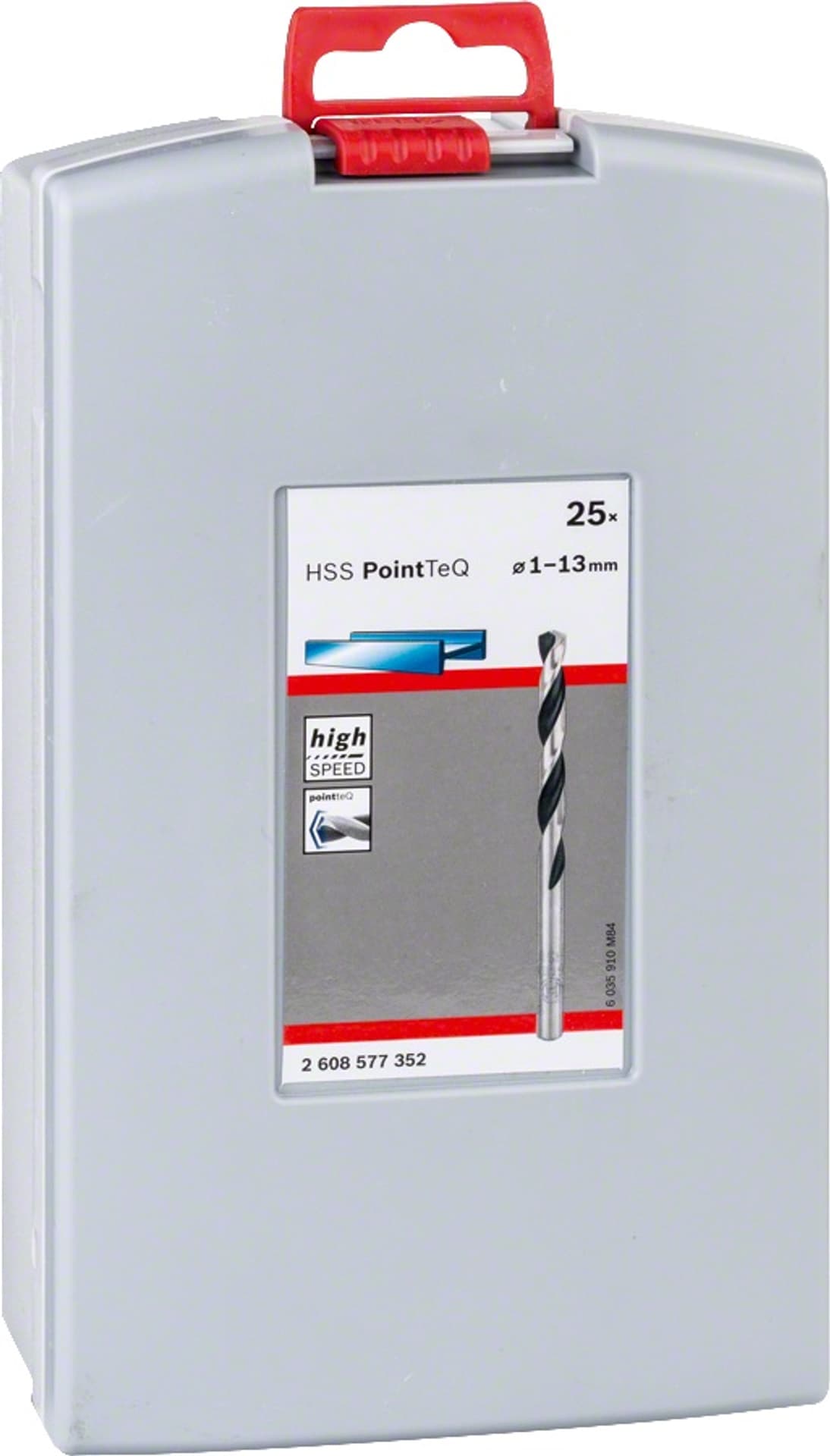 

ZESTAW WIERTEŁ 25 SZT. POINTTEQ DO METALU 1-13MM