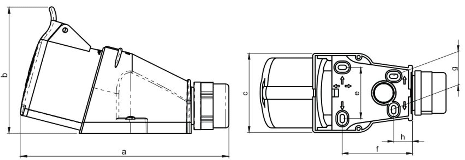 

GNIAZDO IZOLACYJNE STAŁE 32A 400V CZERWONE 3P+N+Z IP44