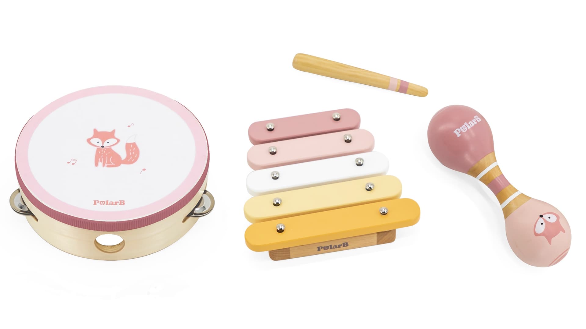 

VIGA PolarB Zestaw Instrumentów Muzycznych Różowy