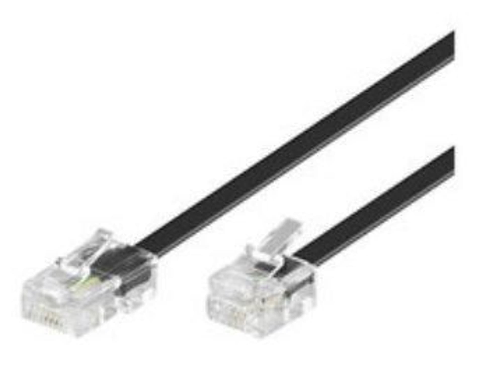 

MicroConnect RJ11-RJ45 6M M/M Black