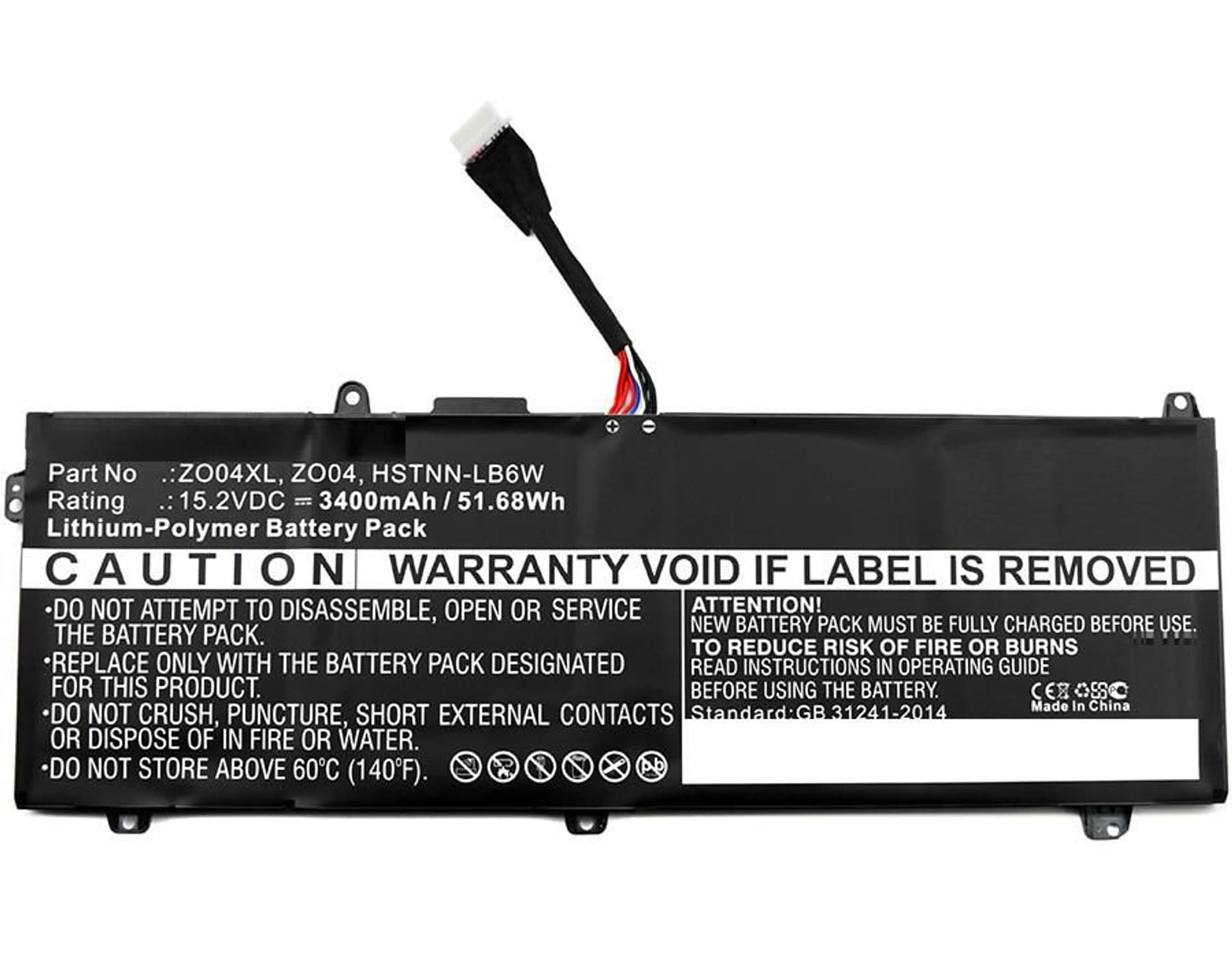 

CoreParts Laptop Battery for HP