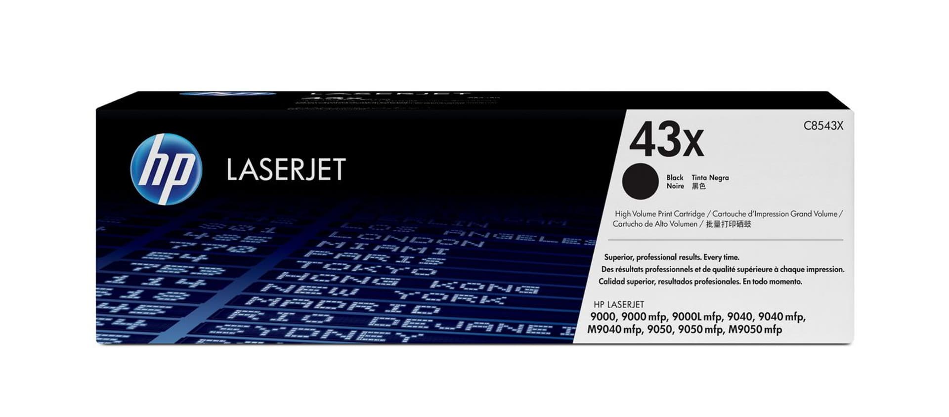 

HP oryginalny toner C8543X, black, 30000s, HP 43X, HP LaserJet 9000, 9040, 9050, N, DN, mfp, O