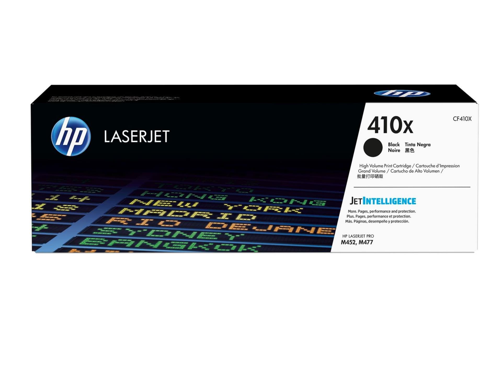 

HP oryginalny toner CF410X, black, 6500s, HP 410X, high capacity, HP LJ Pro M452, LJ Pro MFP M477, 680g, O