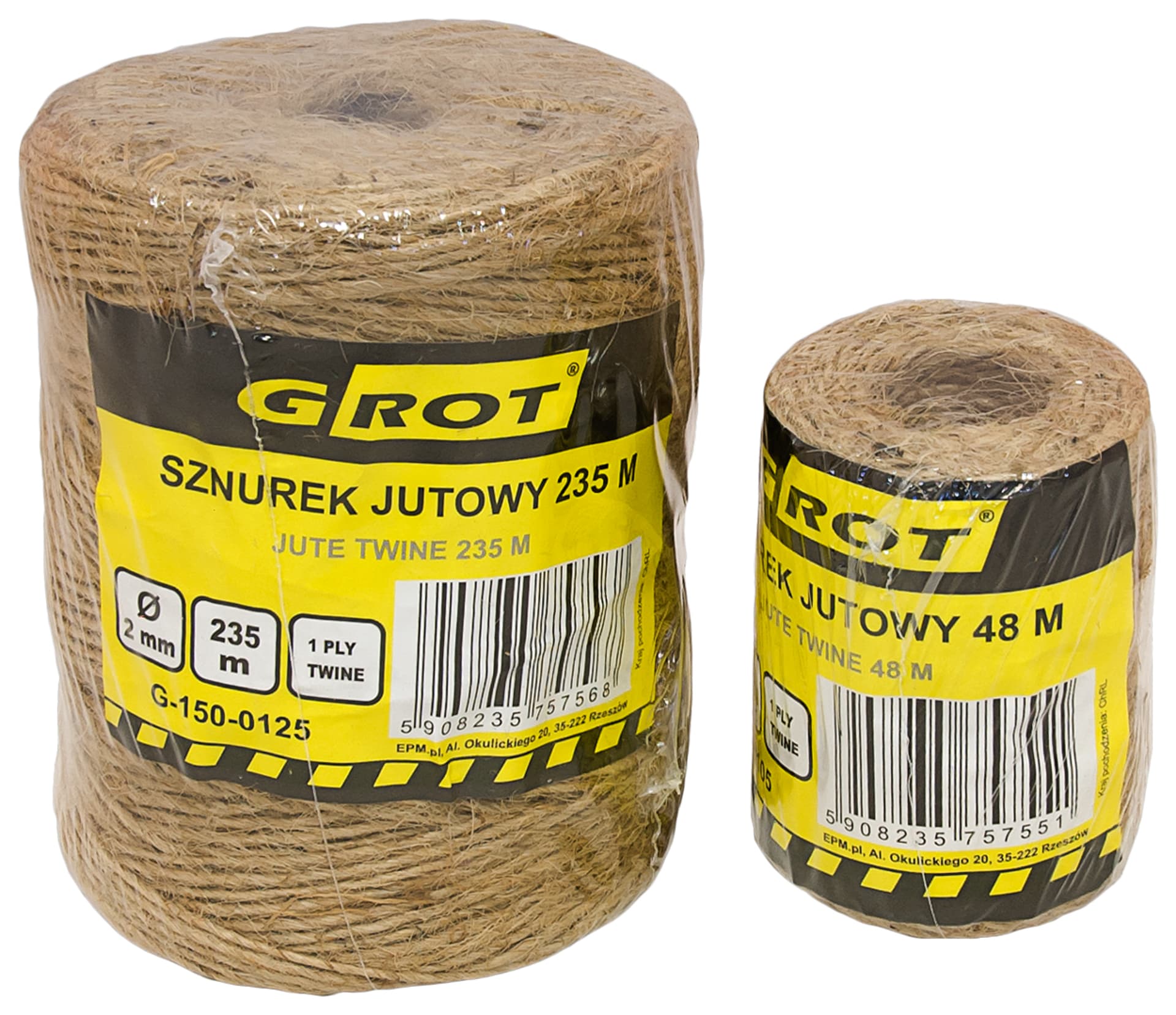 

SZNUREK JUTOWY 2MM 235MB