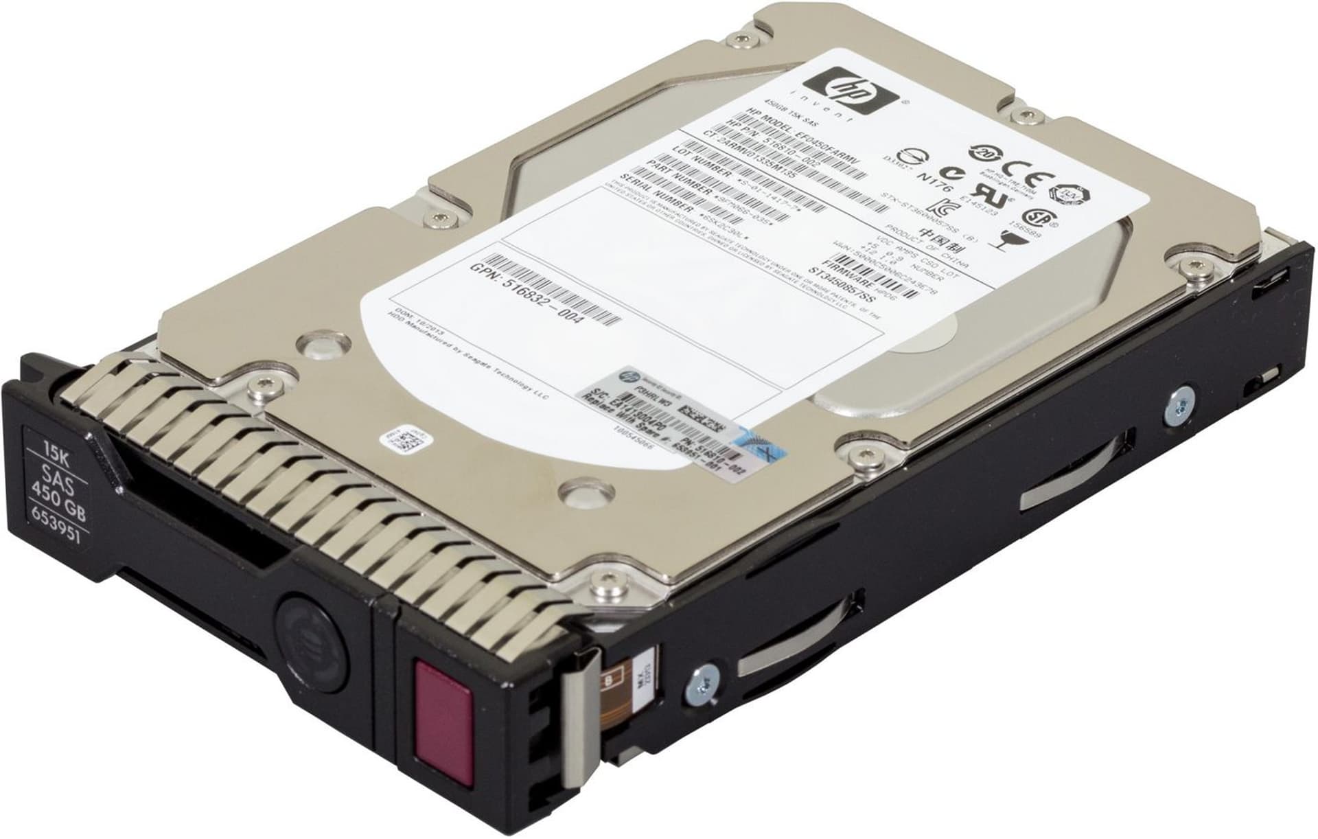 

Hewlett Packard Enterprise 450GB 6G SAS 15K 3.5in SC ENT