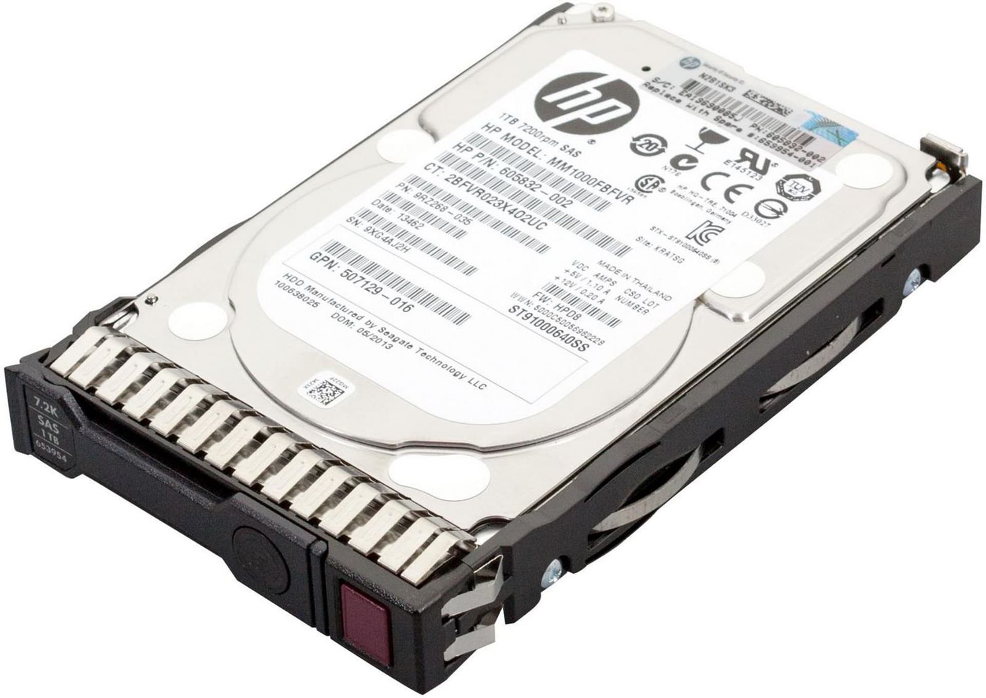 

Hewlett Packard Enterprise 1TB dual-port SAS HDD 7200Rpm