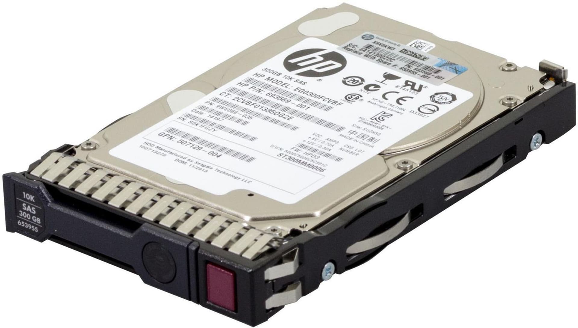 

Hewlett Packard Enterprise 300 Gb SAS 10.000Rpm 2.5 Inch