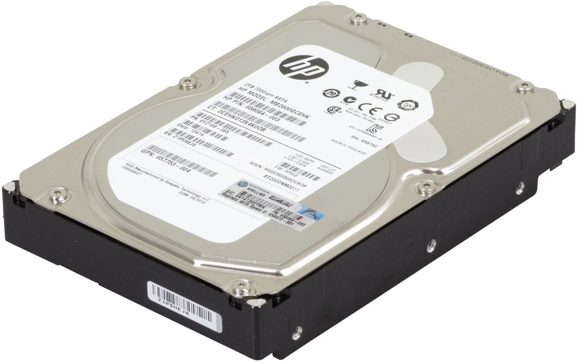 

Hewlett Packard Enterprise 2Tb 7.2K RPM SATA