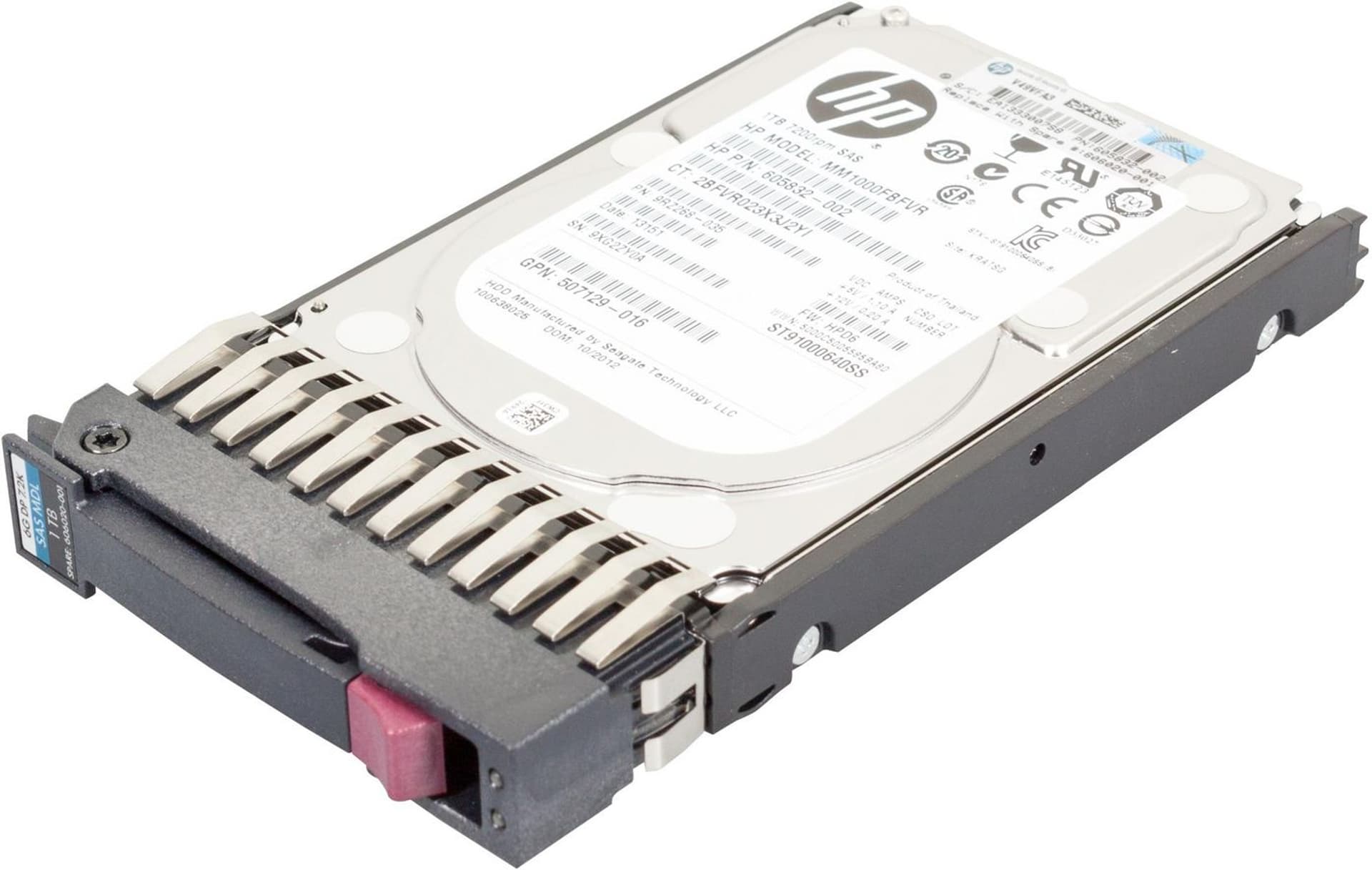 

Hewlett Packard Enterprise 1TB Hard Drive 7.2K SAS 2.5in.