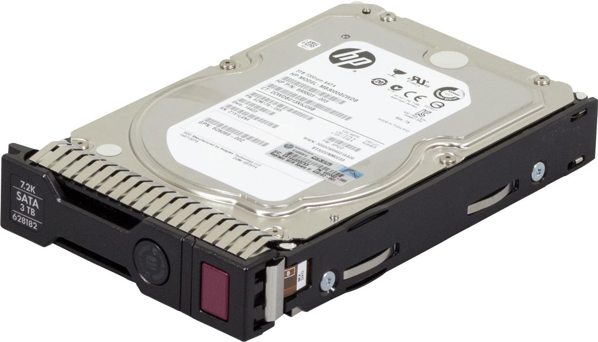 

Hewlett Packard Enterprise 3TB 6G SATA 7.2k 3.5in SC MDL