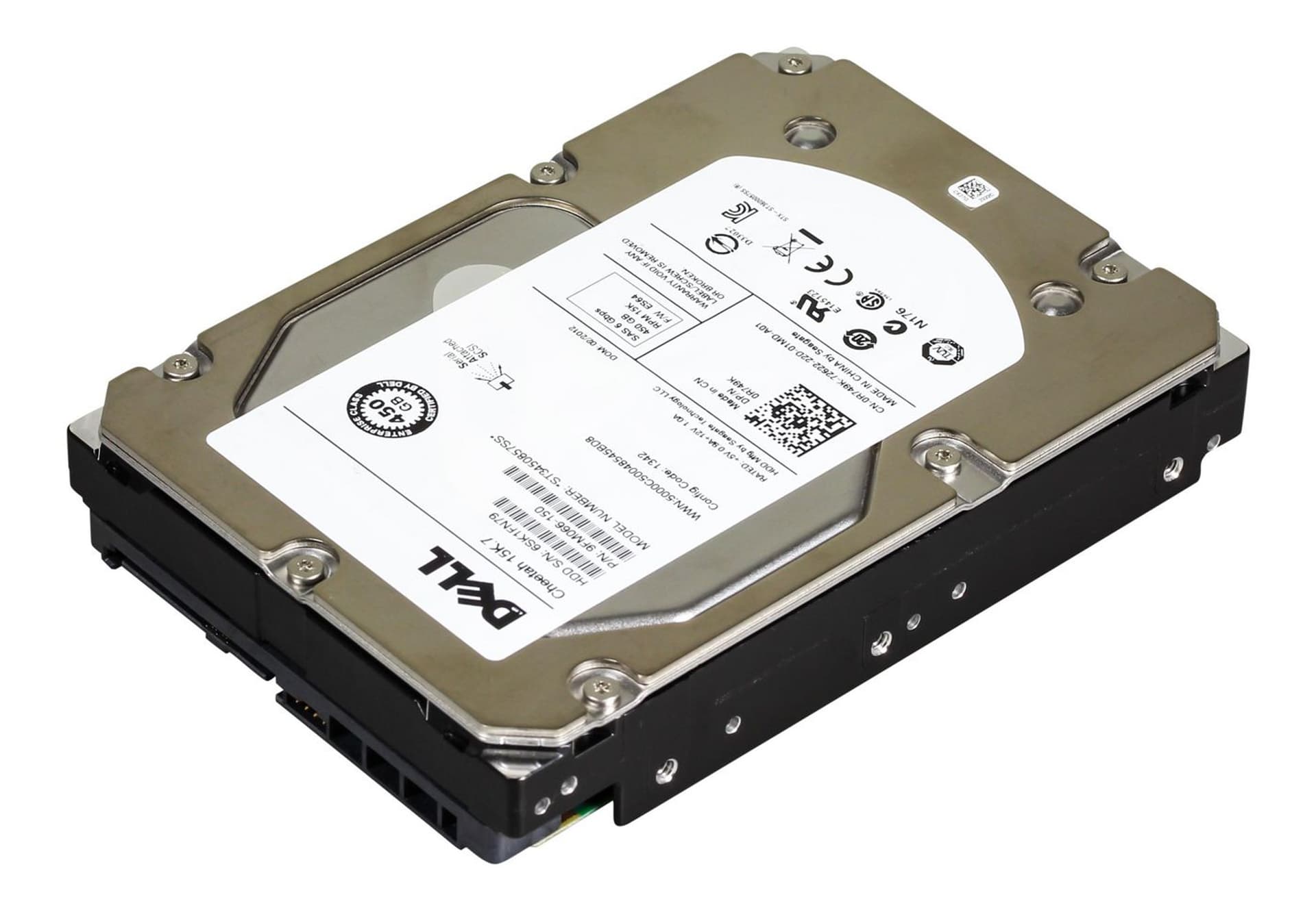 

Dell HD, 450GB, SAS 6, 15K, 512b,