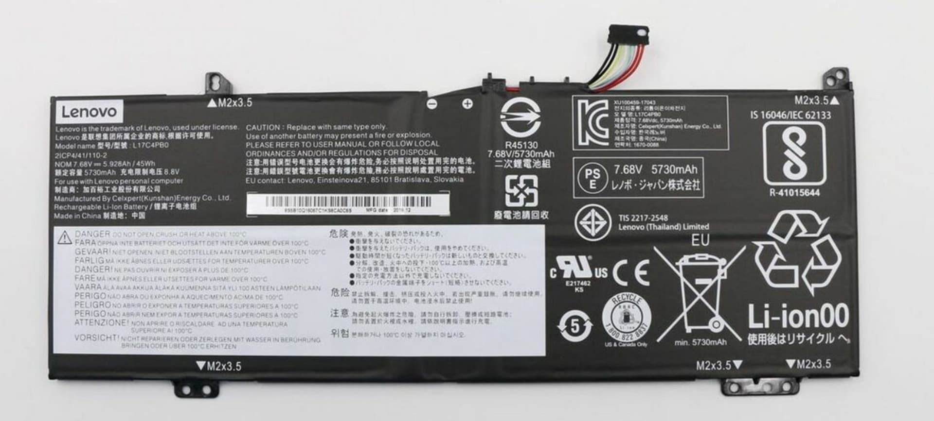 

Lenovo FRU 530S CP/C L17C4PB0