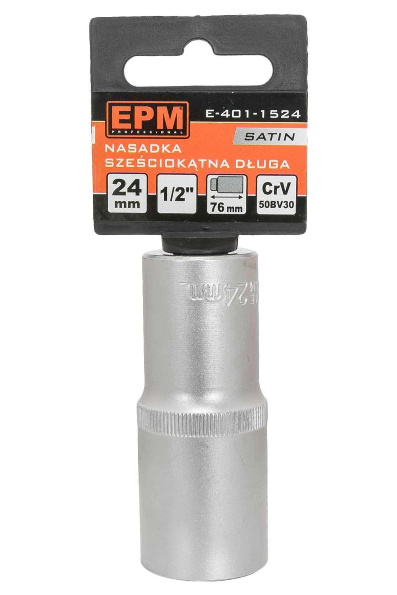 

NASADKA DŁUGA 1/2'' 6-KĄTNA SATIN 17MM