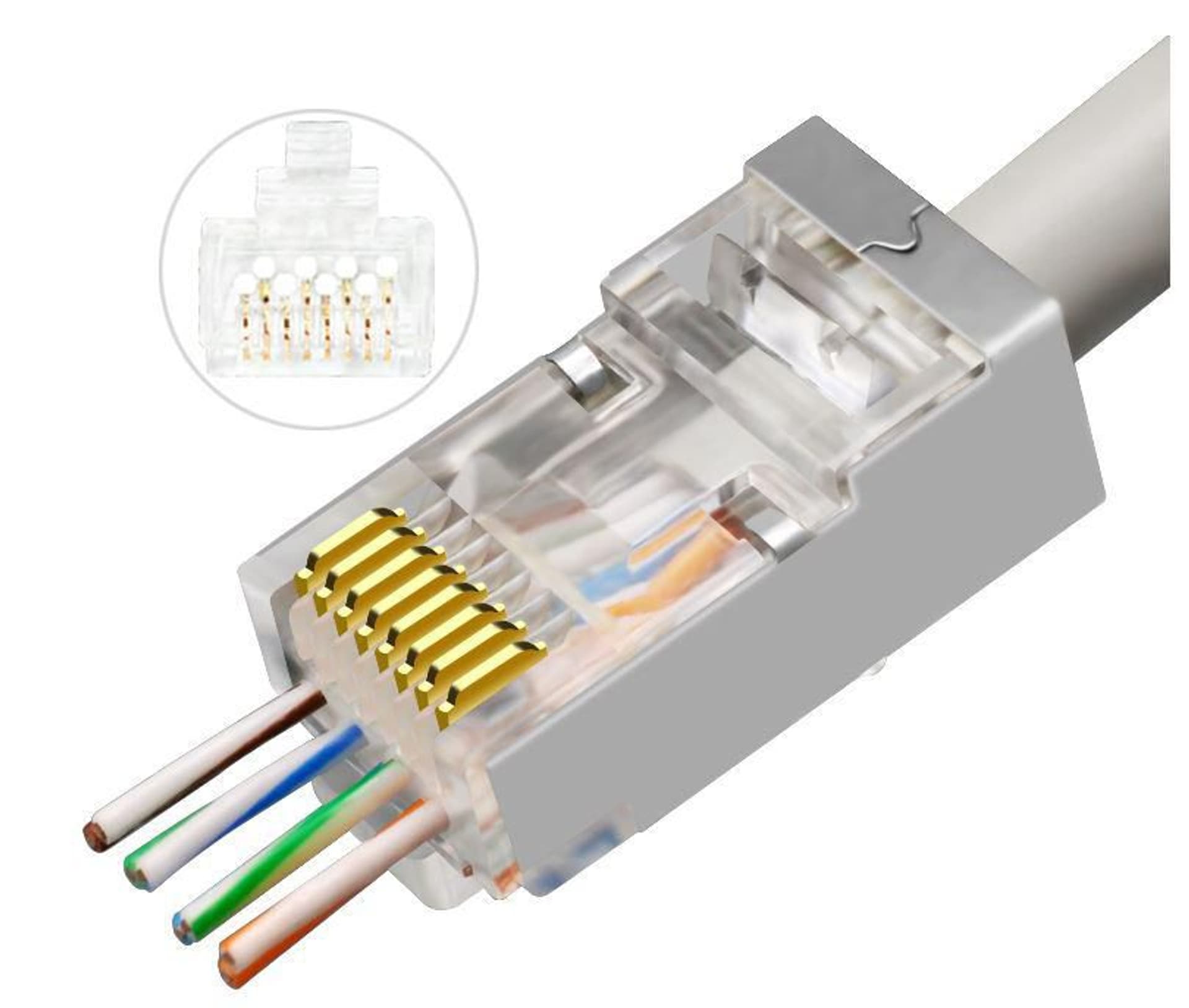 

MicroConnect Modular EZ Plug RJ45 CAT6a