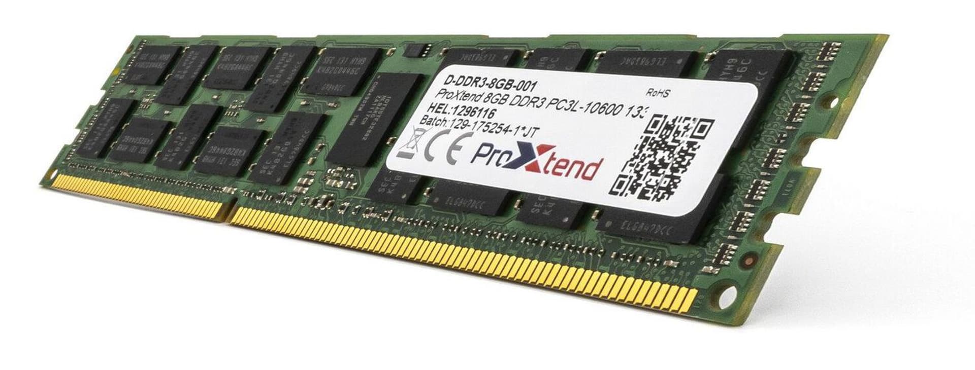 

ProXtend 8GB DDR3 PC3L-10600 1333MHz