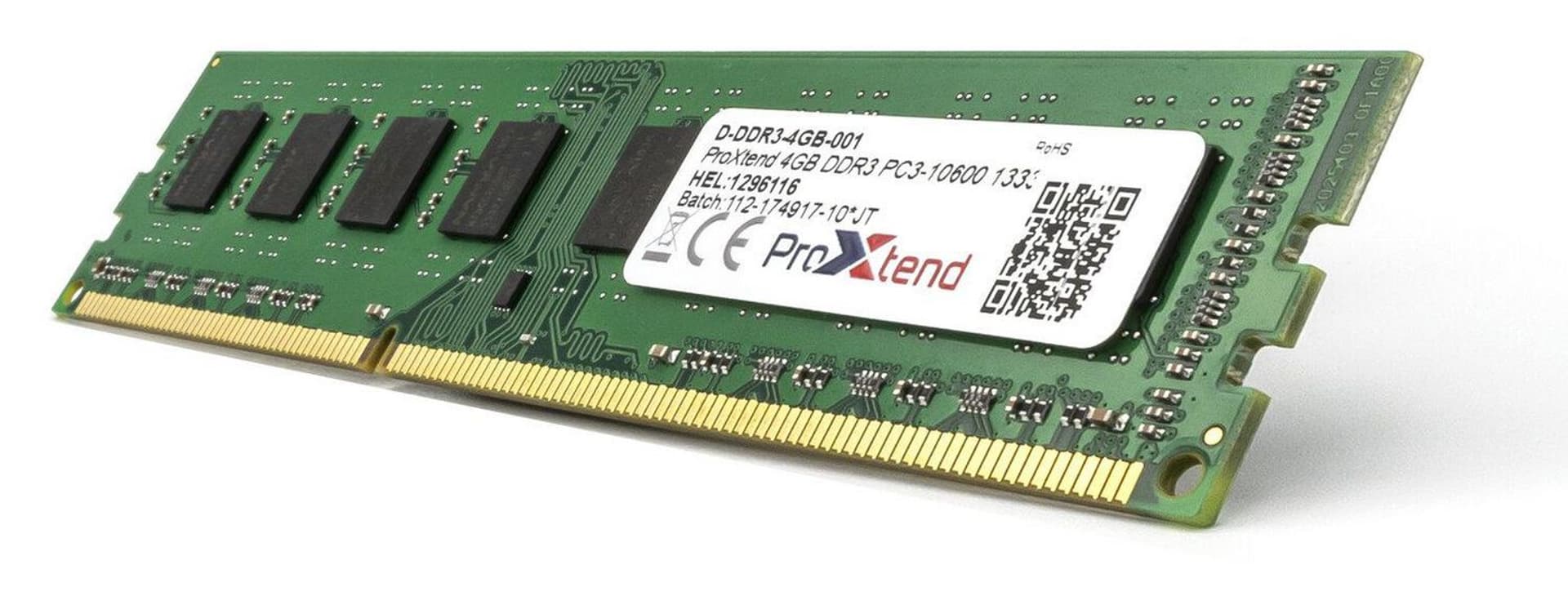 

ProXtend 4GB DDR3 PC3-10600 1333MHz