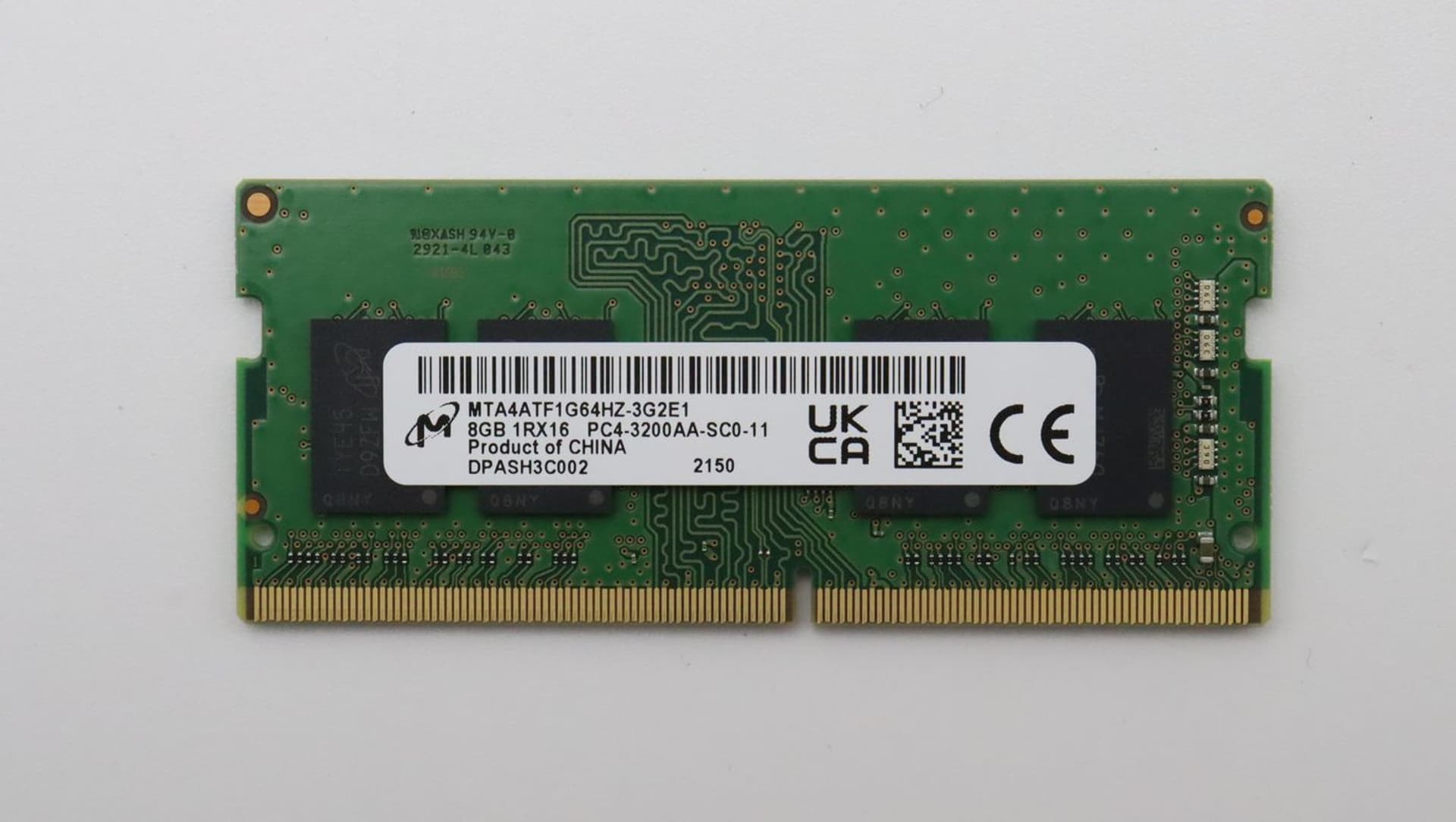 

Lenovo SODIMM,8GB, DDR4, 3200 ,Micron
