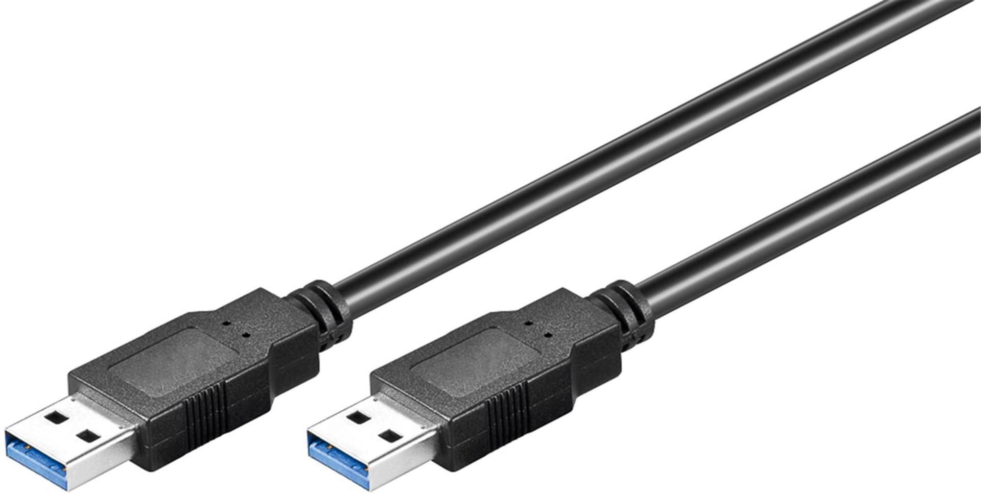 

MicroConnect USB3.0 A-A 3m M-M, BLACK