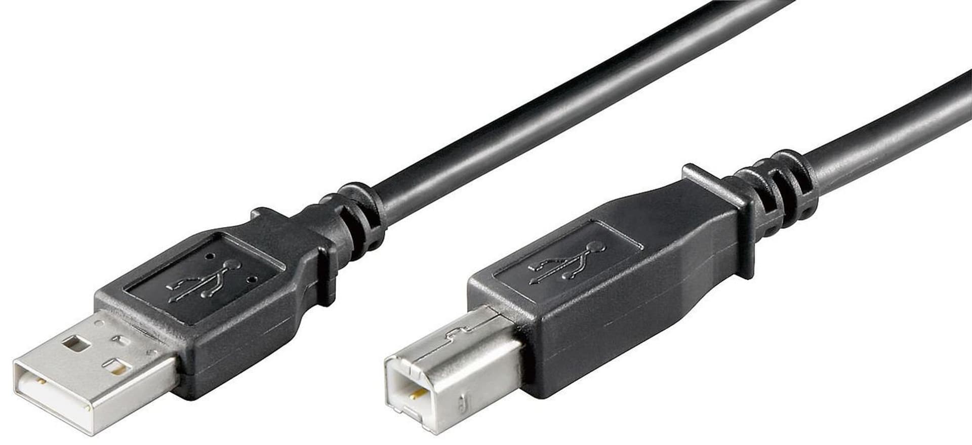 

MicroConnect USB2.0 A-B 0,5m M-M BLACK