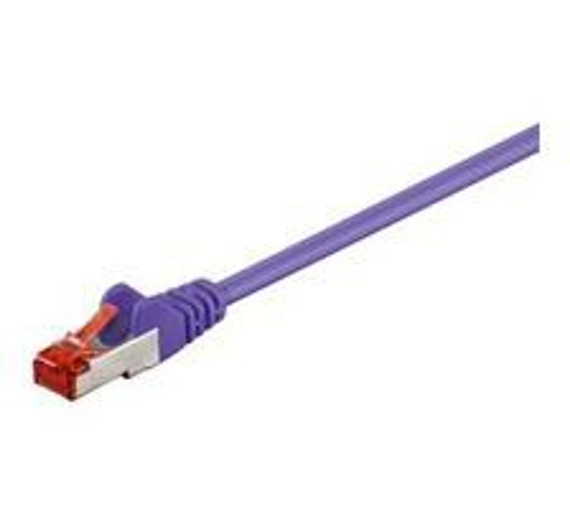 

MicroConnect F/UTP CAT6 1m Purple PVC