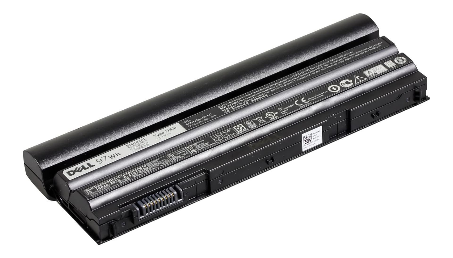 

Dell Battery, 97WHR, 9 Cell,