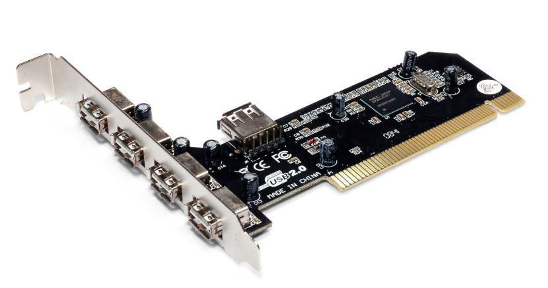 

MicroConnect 4 + 1 Port USB 2.0 PCI Card