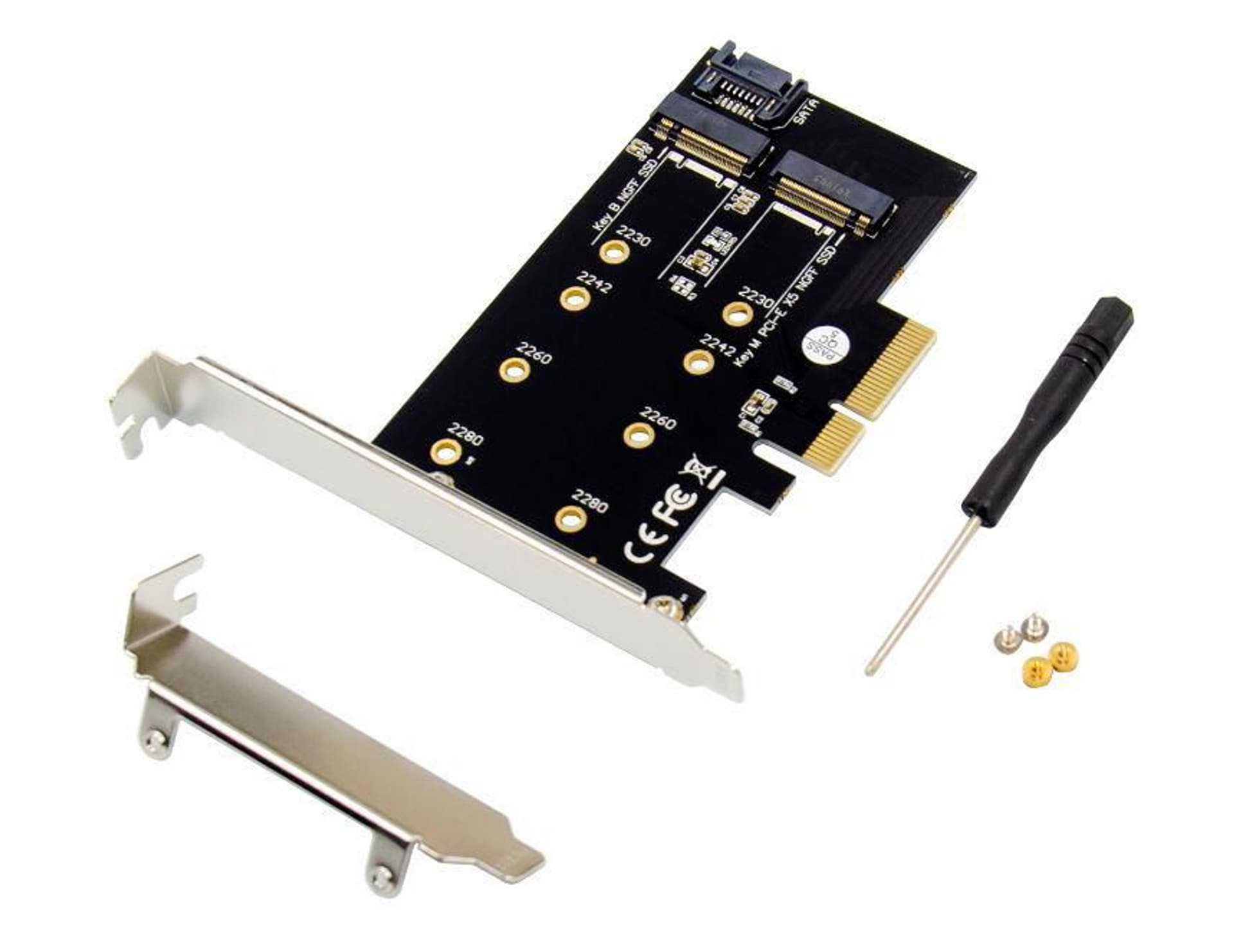 

MicroConnect PCIe x4 M.2 B & M Key NVMe