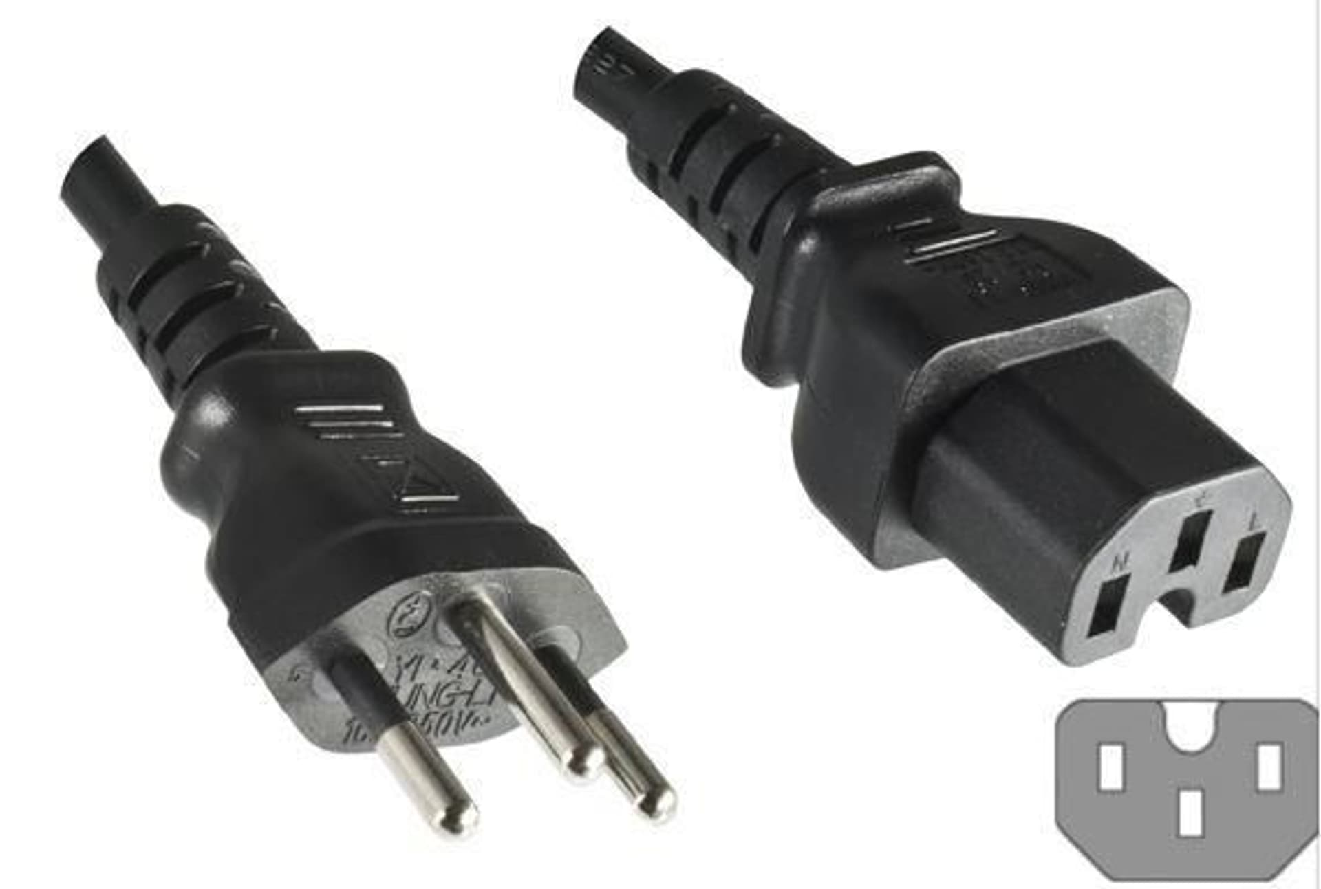 

MicroConnect Power Cord Swiss - C15 1.8m