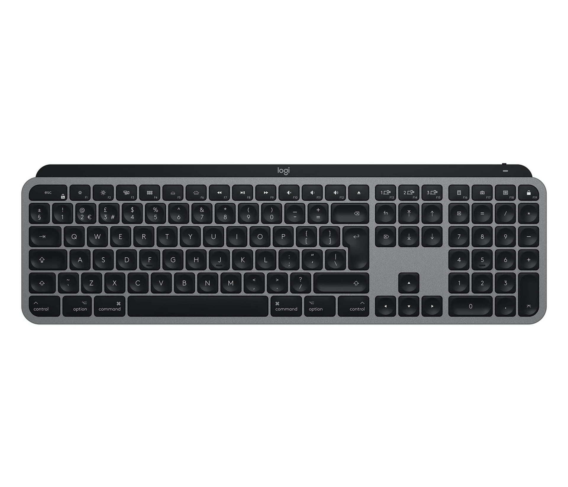 

Logitech MX Keys keyboard RF Wireless