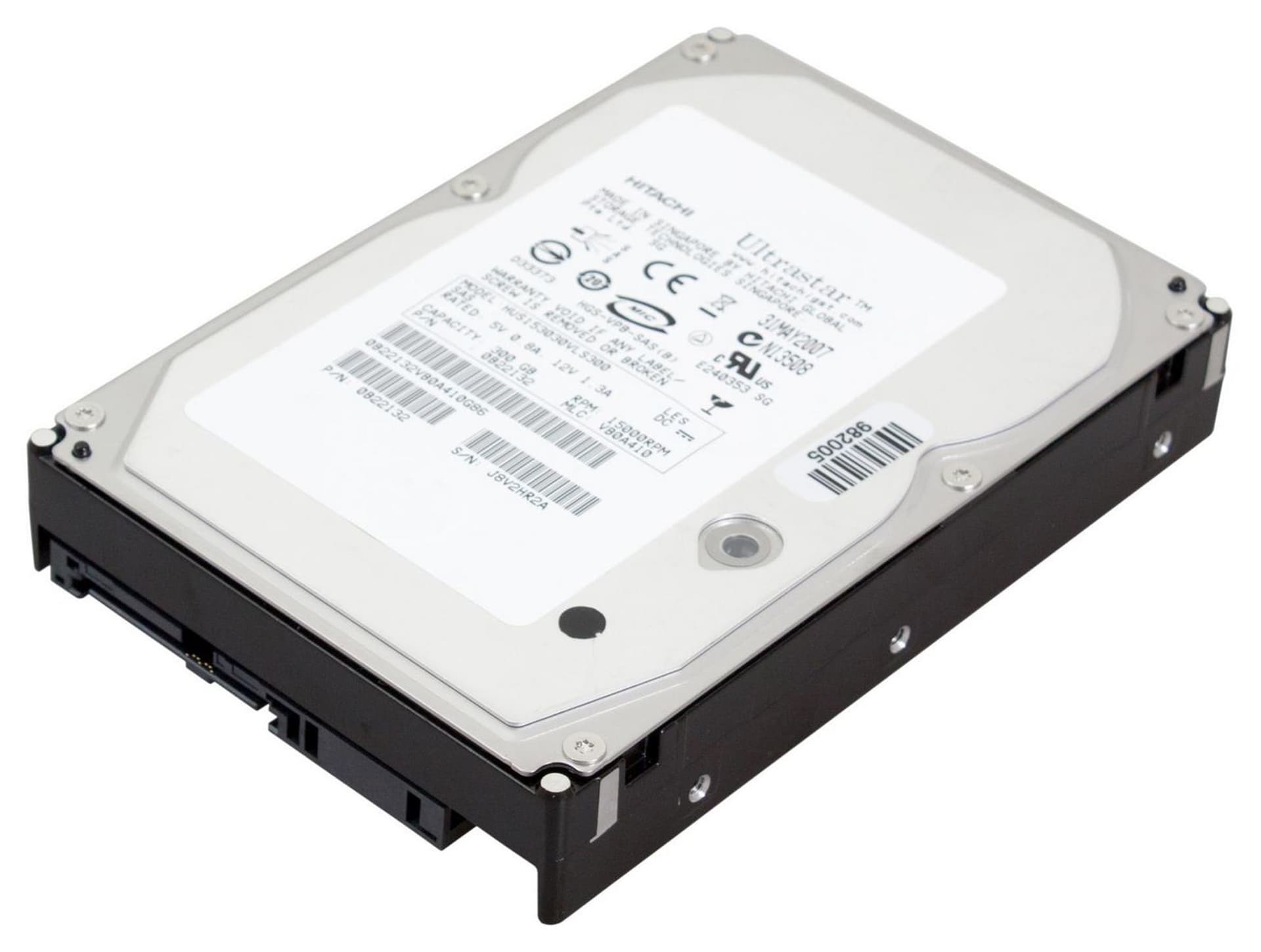 

Dell HD, 300GB, SAS 6, 15K, 512b,