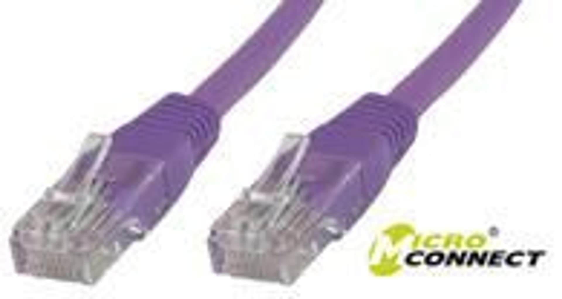 

MicroConnect U/UTP CAT5e 5M Purple PVC