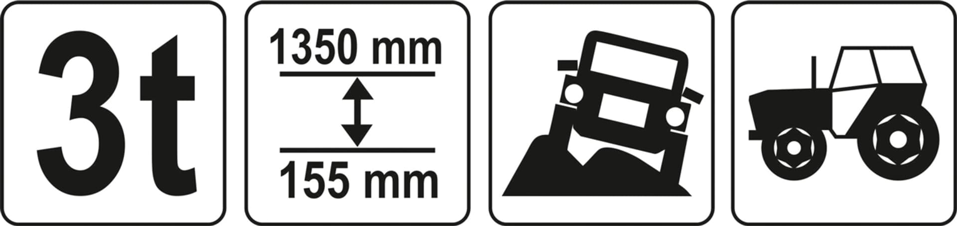 

PODNOŚNIK FARMERSKI 3T 60''