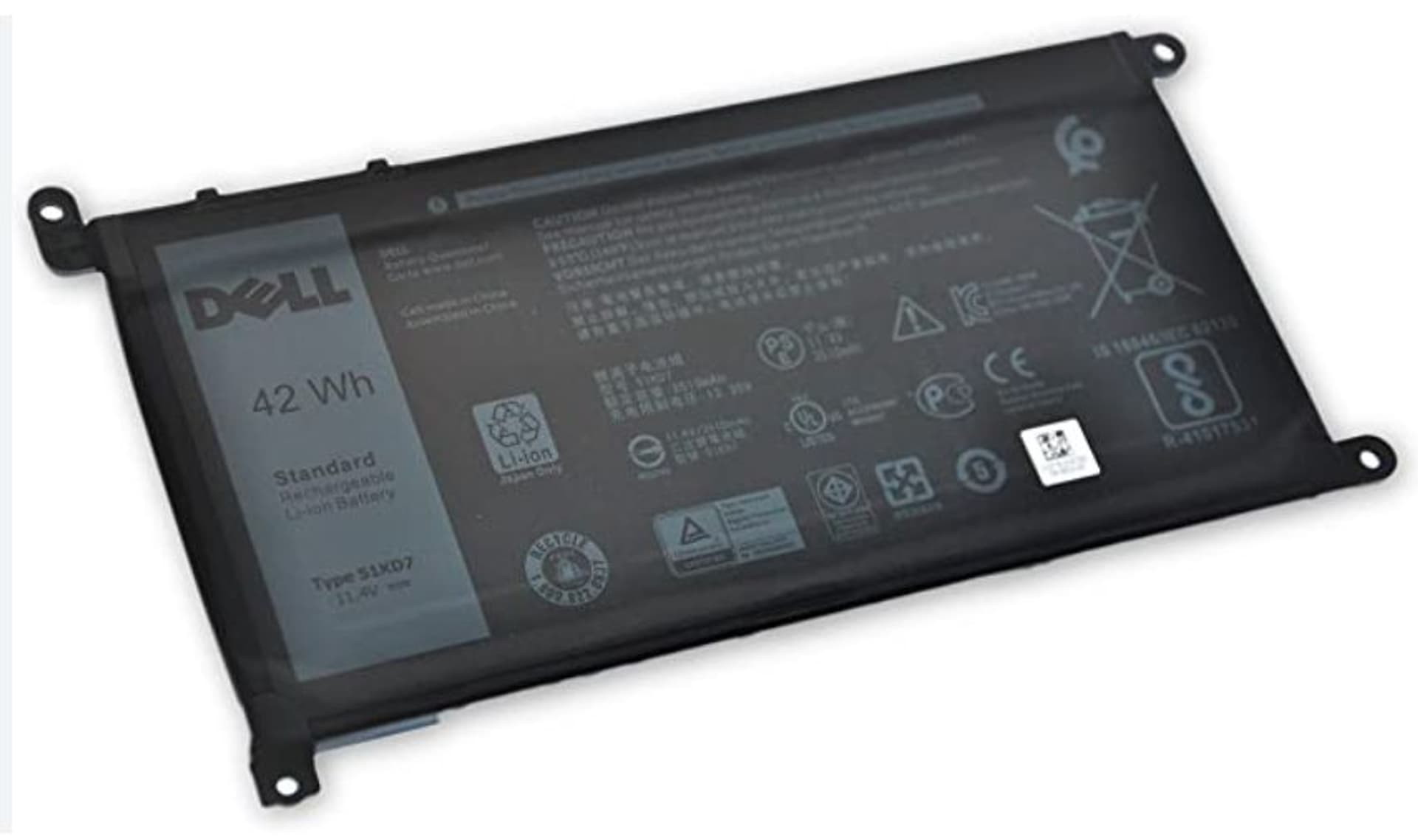 

Dell Battery, 42WHR, 3Cell,