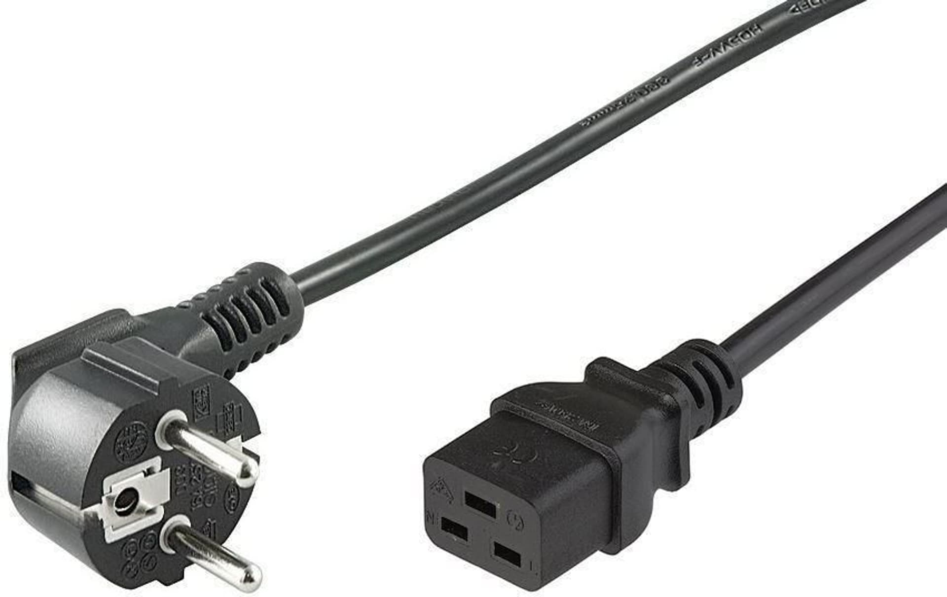 

MicroConnect Power Cord CEE 7/7 - C19 1m