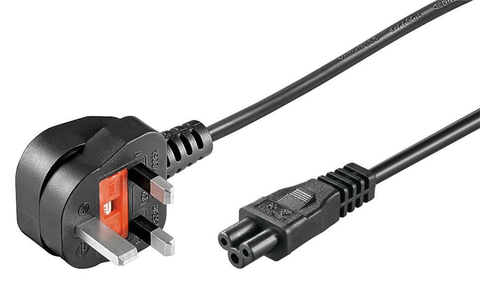

MicroConnect Power Cord UK / C5 5m Black
