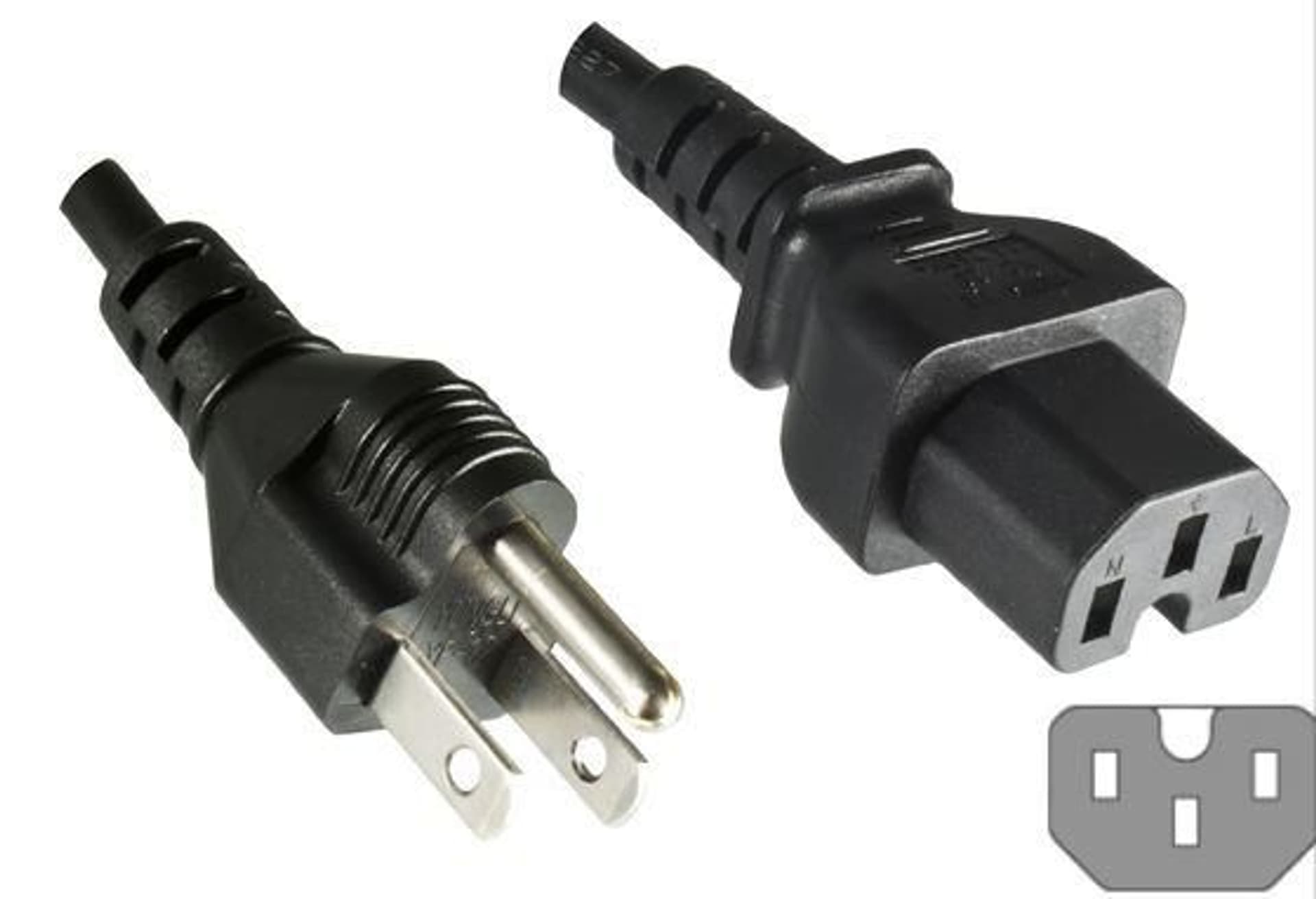 

MicroConnect Power Cord US - C15 1.8m