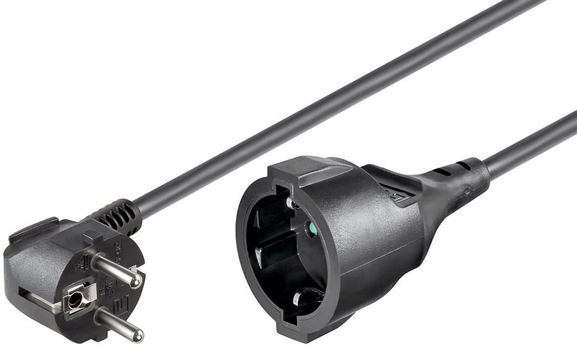 

MicroConnect Schuko power extension M-F 10m
