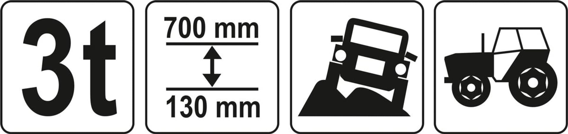

PODNOŚNIK FARMERSKI 3T 33''