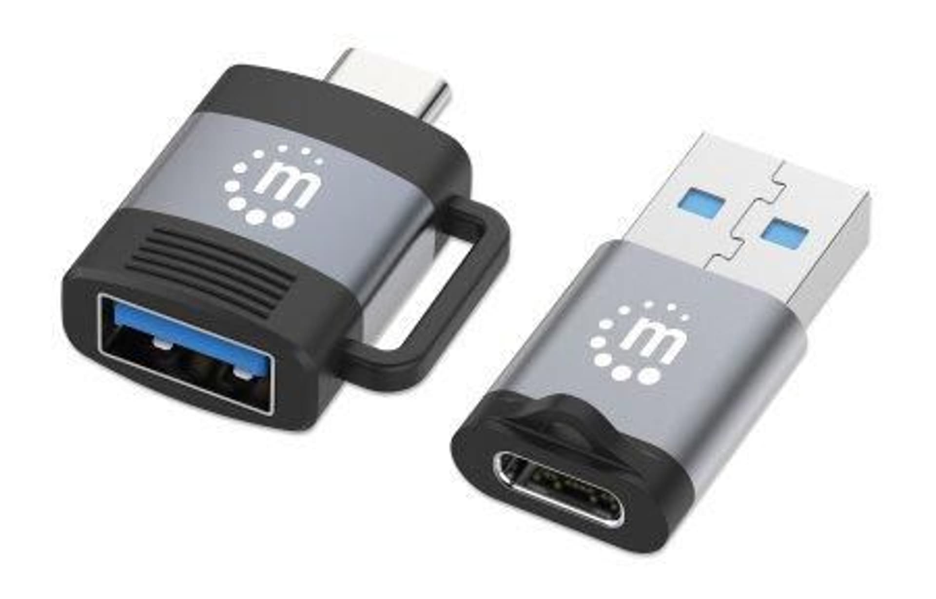 

Manhattan 2-Piece Set: Usb-C To Usb-A