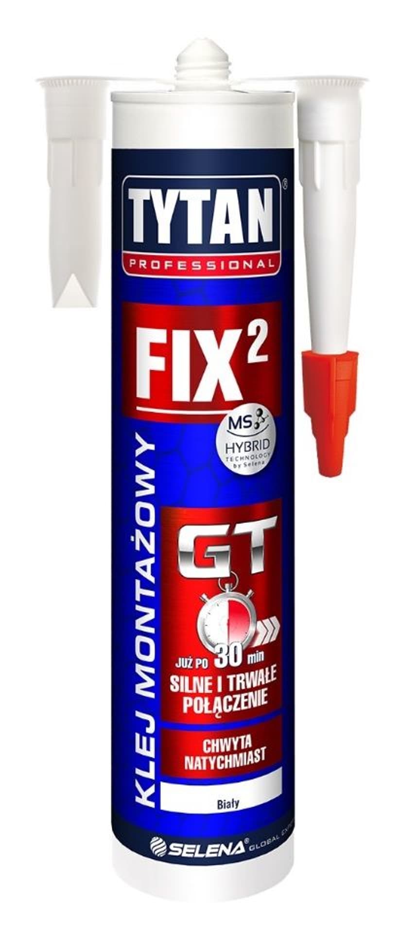 

KLEJ MONTAŻOWY FIX2 GT 290ML BIAŁY