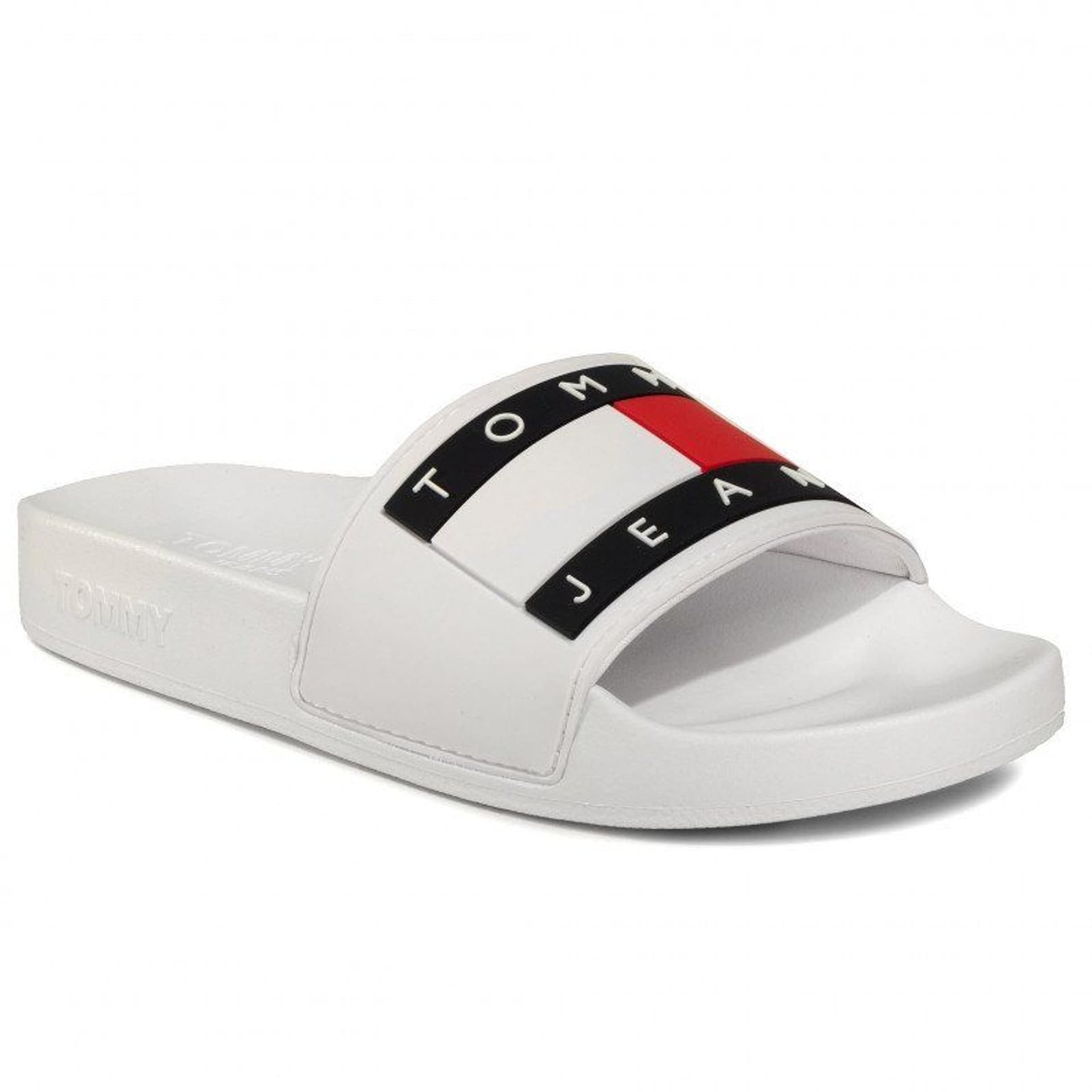 

Klapki Tommy Jeans Flag Pool Slide W (kolor Biały, rozmiar 36)