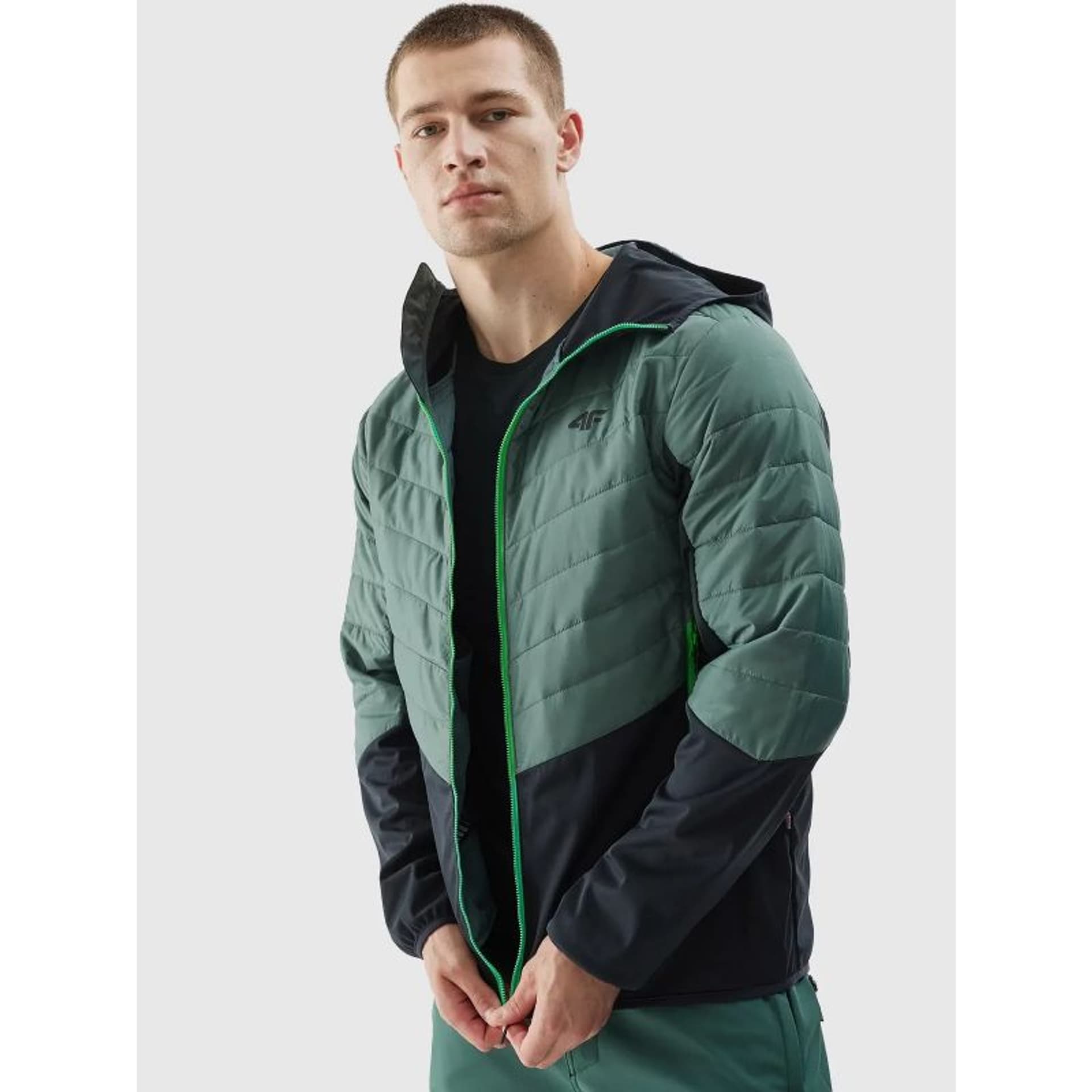 

Kurtka softshell 4F M 4FAW23TTJAM310 (kolor Zielony)