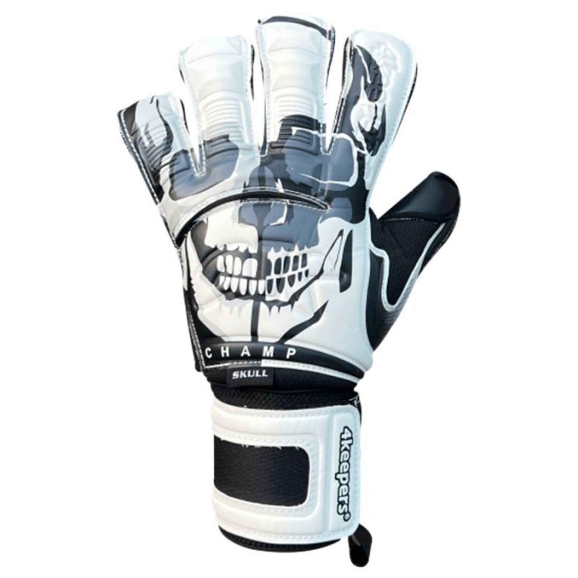 

Rękawice bramkarskie 4Keepers Champ Halloween RF 2G Jr (kolor Biały. Czarny, rozmiar 5)