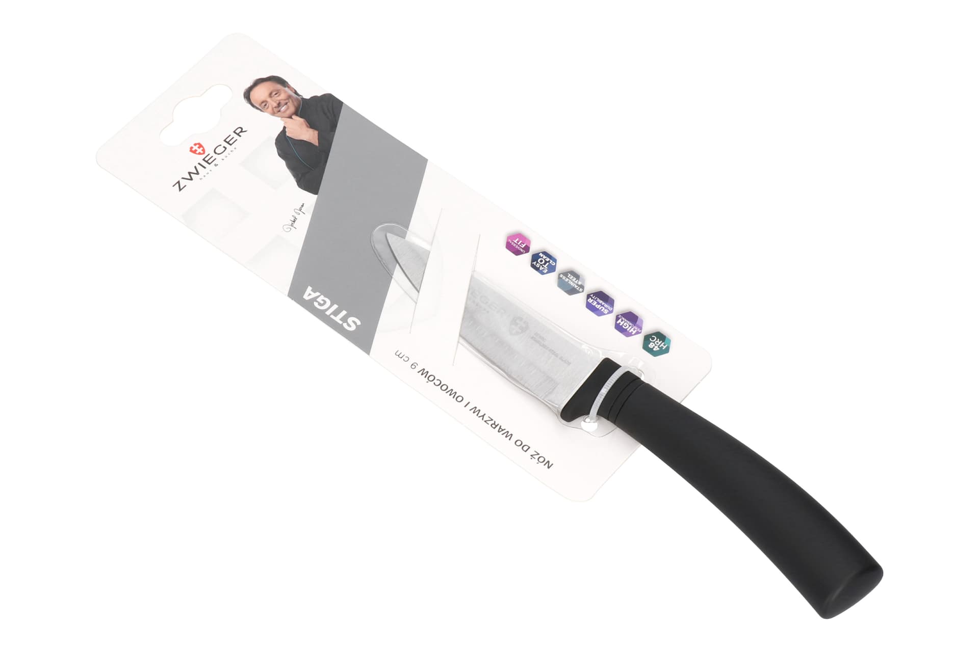 

ZWIEGER STIGA Nóż do warzyw i owoców 9cm